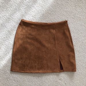 Cotton on brand new faux suede mini skirt